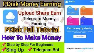 PDisk Telegram Money Earning || Pdisk Full Tutorial || Pdisk Telegram Movie Channel || PremkumarTPK