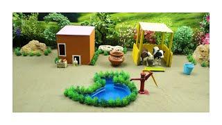 DIY how to make mini Cows Farm Diorama - Cattle Farm - Animal Farm - Ideas # 2