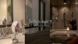 Aesthetic night routines |TikTok compilation 