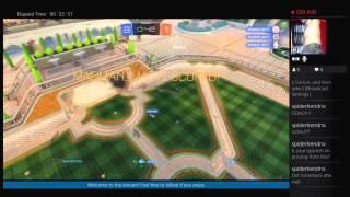 Attractive Soccer Announcer Goes Ballistic (Rocket League PS4)