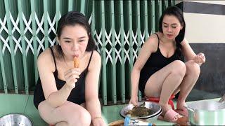 Yumi Daily Life | Yumi Steamed Crab with Fresh Milk | Nuen Daily Life