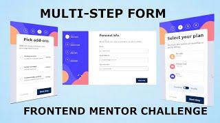 Multi-Step Form | Frontend Mentor Challenge