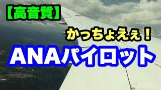 【高音質】ANAのパイロットによるカッコいいアナウンス