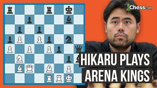 Hikaru Nakamura Goes Streaking: Arena Kings Blitz Chess Tournament