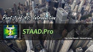 Free STAAD.Pro v8i Tutorial for Beginners