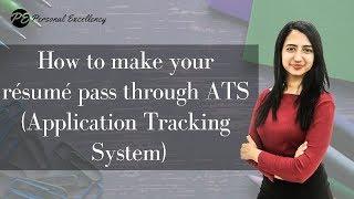 How to make your resume pass through ATS ( Application Tracking System)? | Personal Excellency