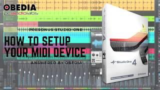 Studio One 4  - MIDI Device Setup