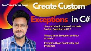 How to Create Custom Exceptions in C# - Step by Step Tutorial"
