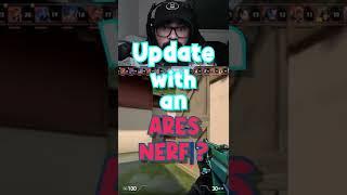 *NEW* VALAORANT UPDATE: ARES NERF | #shorts