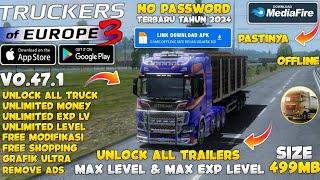 Truckers Of Europe 3 Mod Apk v0.47.1 New 2024 - Unlimited Money Unlock All Truck & Max Level