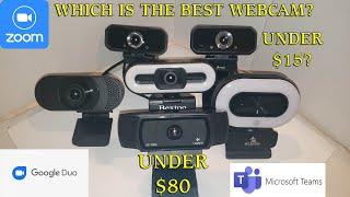 6 Webcams for review Zoom, Teams, Duo | DETAILED | JoeteckTips