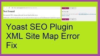 Yoast SEO XML Sitemap Generation Error Solved with easy steps