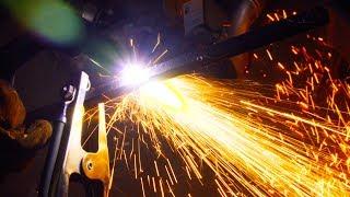 Plasma Cutter in Ultra Slow Motion at 30,000 Frames Per Second [ Quick Clip ]