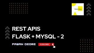 REST API POST method using flask in MySQL database