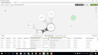 Create table associations with the Qliksense Data Manager