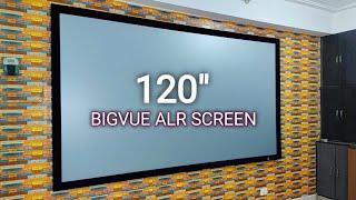 Bigvue 120" Fixed Frame Premium High Contrast ALR Projector Screen - Unboxing Installation & Review