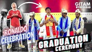 Finally GRADUATED | Ronaldo Celebration on stage | CONVOCATION ​at GITAM Hyderabad |