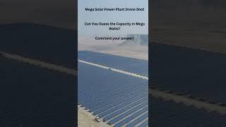 Mega Solar Power Plant Drone Shot #solarenergy