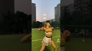 Russian cheerleaders have sexy dance battle tiktok by pgirls_cheer