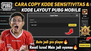 Cara Copy Kode Sensitivitas Terbaru PUBG  dan Cara Copy Kode Layout PUBG Mobile