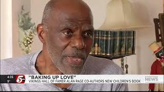 Alan Page co-authors new kids' book 'Baking Up Love'