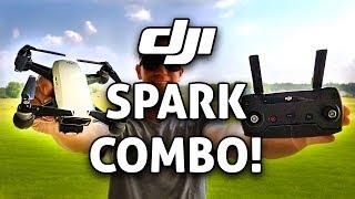 DJI SPARK COMBO w/ Controller!! REVIEW (Setup, Flight Tests, Disconnect Issue, Favorite Features)