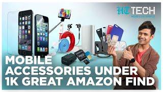 Mobile Accessories Under 1K Great Amazon Find | HT Tech | Tech 101