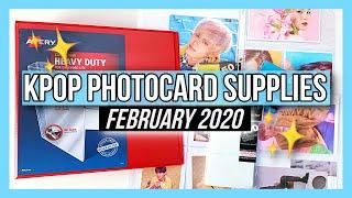 My Kpop Photocard Binder Supplies [February 2020]