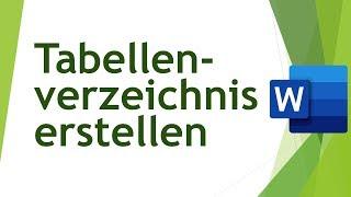 Tabellenverzeichnis in Word erstellen - Abschlussarbeiten schreiben (03)