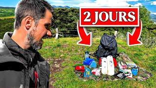 Mon sac pour 2 jours de Rando & Bivouac