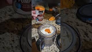 Pumpkin Pie Protein Ice Cream #ninjacreami #pumpkinpie #weightloss #recipe #cooking #ninja