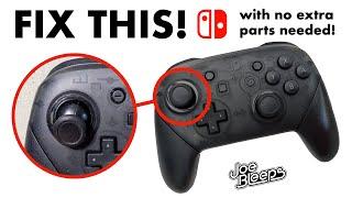 Repair Nintendo Switch Pro Controller - Broken Joystick No Replacement Parts