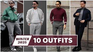 10 Latest Winter Outfit Ideas for Men 2025 | Men's Fashion