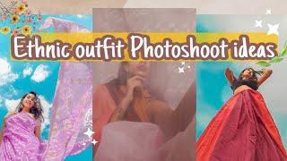 Aesthetic Picture Ideas at Home without Tripod| Ethnic Outfit photoshoot Ideas|| Ep: 5|| Sayani Paul