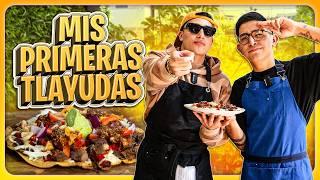 TLAYUDAS with @ElMalillaTv MY FIRST TIME - MEXICAN RECIPE