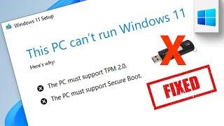 How to install Windows 11 WITHOUT TPM 2.0 and Secure Boot