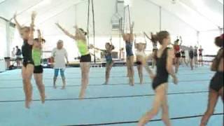 European Union of Gymnastics Camp - Tirrena - July 2010 | Warm up Part 1