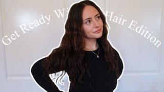 Get Ready With Me: Beachy Waves Clip In Hair Edition