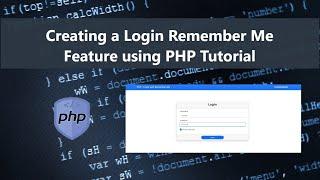 Creating a Login Remember Me Feature in PHP Tutorial DEMO