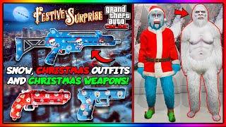 NEW WINTER DLC, SNOW Release, Christmas Outfits, FREE Xmas Weapons, GTA 5 DLC 2024 GTA Online Update