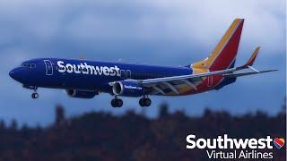 Flight Simulator Live Stream | Southwest Virtual Airlines | PMDG 737-800 | KATL-KMEM-KHOU-KOKC