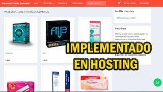 SISTEMA DE TIENDA ONLINE EN PHP Y MYSQL - IMPLEMENTADO EN UN HOSTING