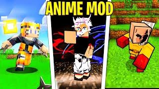 BEST ANIME MOD FOR MINECRAFT PE 1.20+