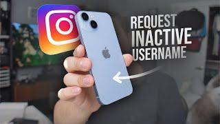 Can You Request for Inactive Instagram Username (explained)