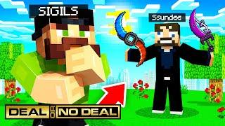 DEAL or NO DEAL for INFINITY WEAPONS in Minecraft