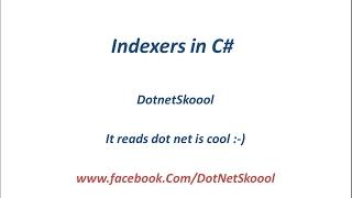 Indexers in C#