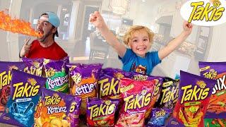 4 Year Old SPICY TAKIS SHOWDOWN!