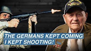 FIGHTING BACK Germans with a GREASE GUN | Close-Quarters | Lockered “Bud” Gahs