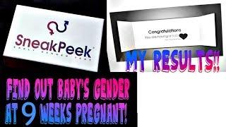 SneakPeek Early Gender Test + MY RESULTS!!