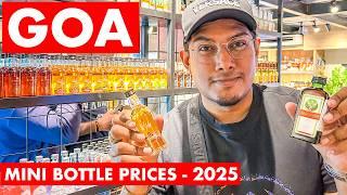 Goa | Mini Bottle Prices - 2025 | Panjim Winestore, New Liquor Rates Goa Whiskey, Rum Vodka Goa Vlog